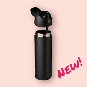 NEW Black Stainless Steel Water Bottle